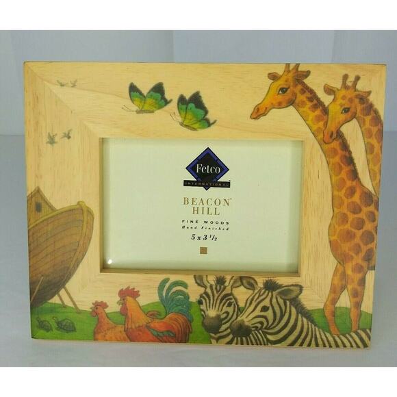 Fetco Beacon Hill Vintage Noah's Ark Photo Frame 5" x 3 1/2" - Picture 7 of 7
